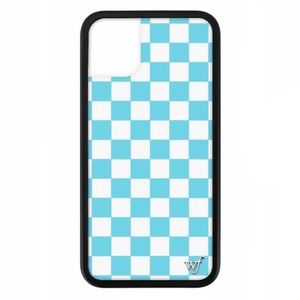 WildFlower Blue Checkers IPhone 11 Phone Case